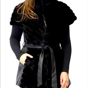 LUX FUR & LEATHER VEST
